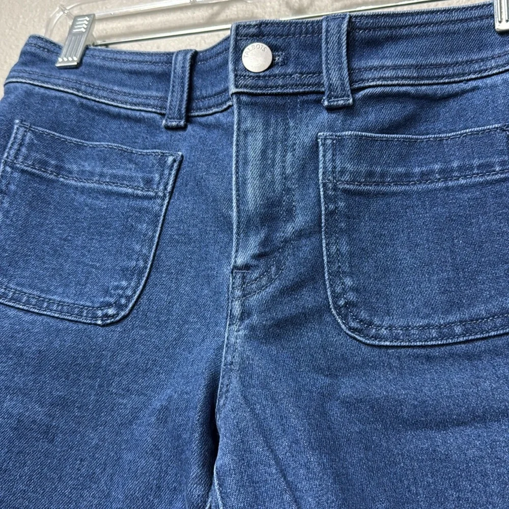 Talbots Petite Blue Denim Sailor Shorts